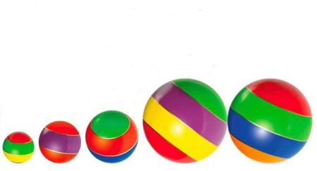 Купить Мячи резиновые (комплект из 5 мячей различного диаметра) в Ладушкине 