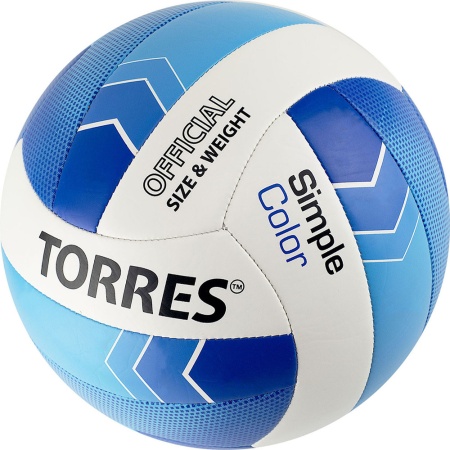 Купить Мяч волейбольный Torres Simple Color любительский р.5 в Ладушкине 